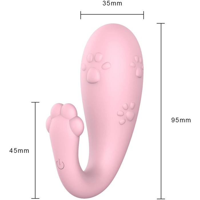 Вібратор для жінок з Bluetooth, пульсація, 8 частот, дистанційне керування, силікон, для пар (рожевий)