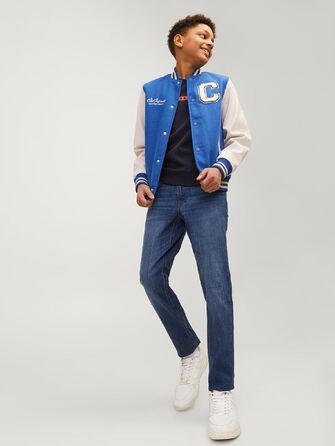 Дитячі джинси Jack & Jones Boy Slim Fit JJIGLENN синього кольору, розмір 152