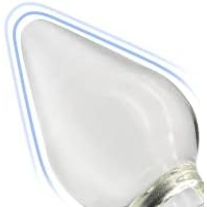 Анальний розширювач зі скляним конусом Kristall, 7.5 x 16 см для жінок та чоловіків