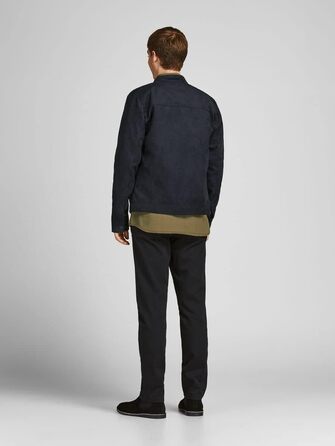 Чоловіча куртка з екошкіри Jack & Jones, чорна, розмір XL