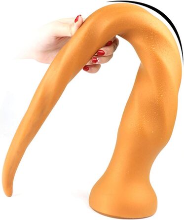 Анальний плаг Roluck для чоловіків, 54 см, з м'якого силікону, з присоском для масажу простати та анального оргазму