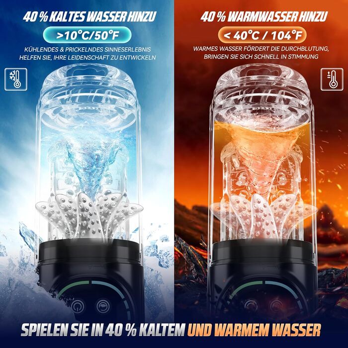 Електричний мастурбатор для чоловіків з телескопічною функцією, ротацією та функцією всмоктування. Реалістична імітація орального сексу, іграшка для чоловіків.