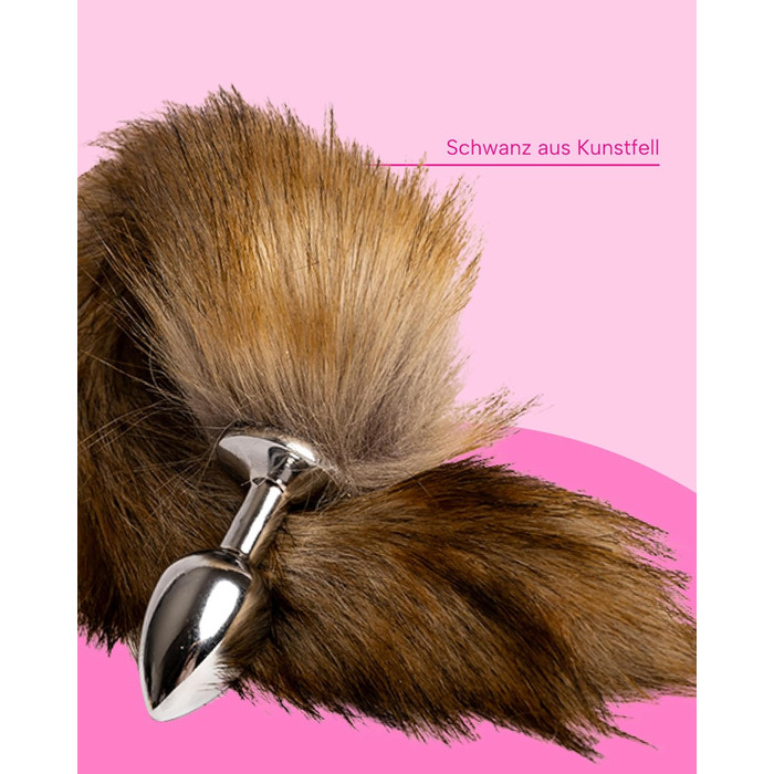 Анальний вібратор Be My Foxy з пультом дистанційного керування, 10 режимів, USB-зарядка, для чоловіків та жінок