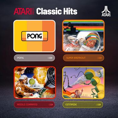 Ретро-ігровий смарт-годинник Atari 2600 My Play Watch з вбудованими іграми (Pong, Missile Command, Super-Breakout), фітнес-трекером та захистом IP68