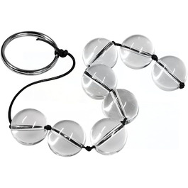 Анальні кулі з кришталю Jinqian для жінок: кулі, ланцюжок, вагінальні кегельні кулі