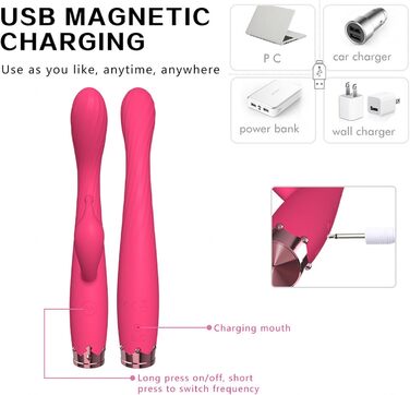 Вібратор для жінок Rabbit G-Spot, 10 режимів, фіолетовий