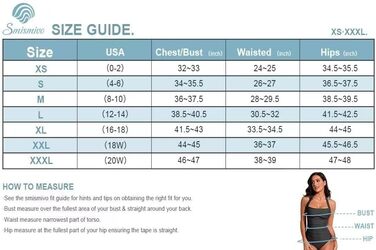 Купальник жіночий Smismivo з ефектом Push Up та корекцією живота, з ретро-стилем, чорний з смугами (S)