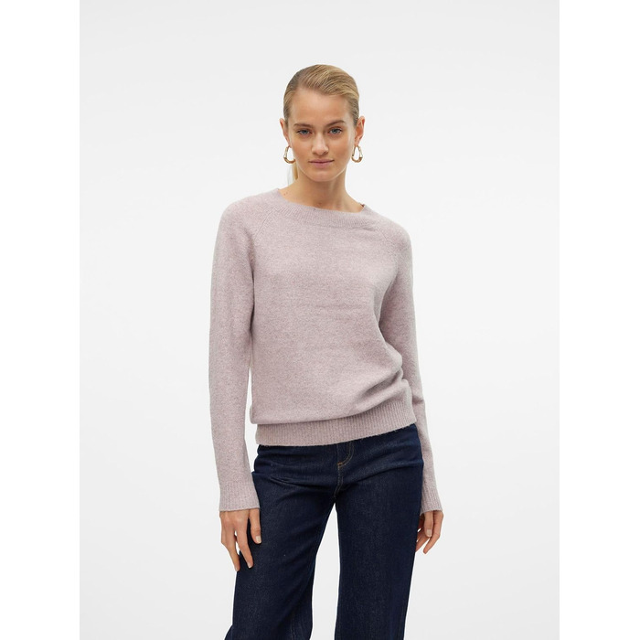 Жіночий в'язаний светр Vero Moda VMDOFFY, колір Woodrose, розмір L