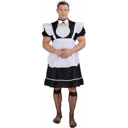 Костюм покоївки для чоловіків CoolChange Witzges | Карнавальна маскарадна сукня для вечірки | Розміри: M, L, XL