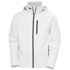 Чоловіча утеплена куртка-мідлеєр Helly Hansen Midlayer Crew Jacket 2.0 з капюшоном, водонепроникна outdoor-куртка, біла, розмір 4XL