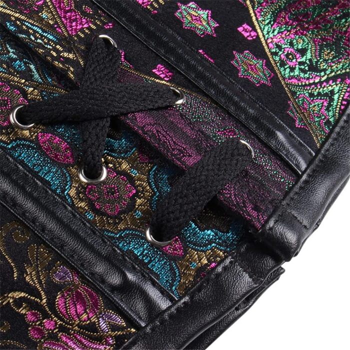 Жіноче корсетне бюстье - стимпанк корсет, сексуальна спідня білизна, корсаж, ліловий корсет, корсети та бюстгальтери, зменшення талії, сталеві кістки, готичний корсет, модель S