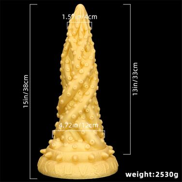 Анальний розширювач Hrekssi 38 см, золотий, для жінок - секс-іграшки, анальні іграшки