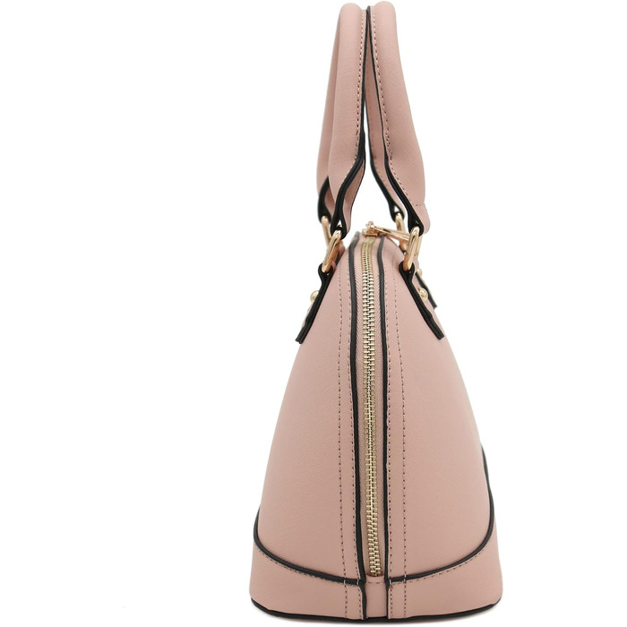Жіноча сумка-сатчел FashionPuzzle Dome Satchel у кольорі припилений рожевий (Dusty Pink)