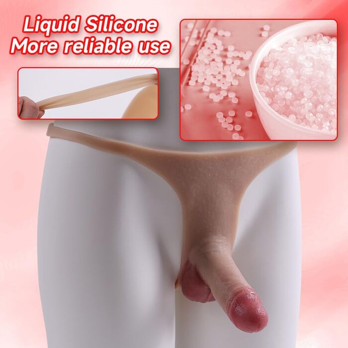 Силіконовий пеніс-чохол Veyjuns для чоловіків – реалістичний пеніс-чохол, маска для статевого члена, секс-іграшка для пар, для підвищення інтимності