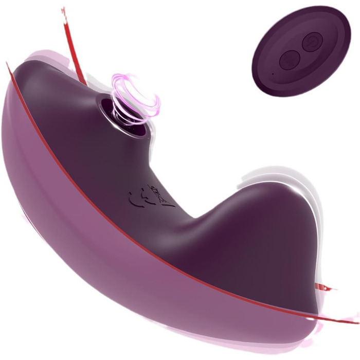 Вібратор для клітора з функцією насоса та пульсації JFRong - 10 режимів, з пультом дистанційного керування
