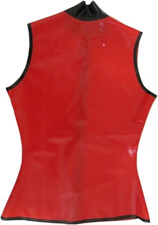 Латексна майка без рукавів для жінок, з натурального каучуку - ідеально для косплею та костюмів