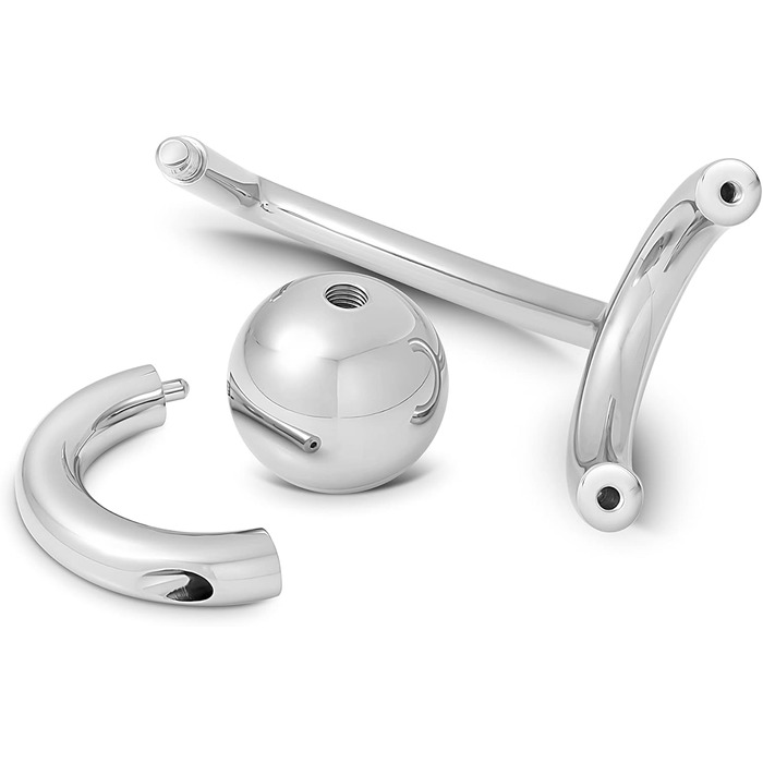 Кольцевий аналізатор з кулькою з нержавіючої сталі для чоловіків. Інтимні іграшки для дорослих. Різні розміри