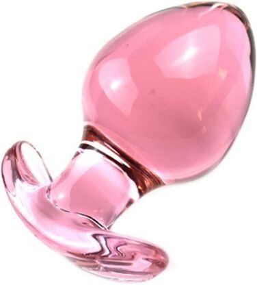 Скляний дилдо OnundOn Deluxe для ануса, стимулятор G-точки, Ø 6.6 см