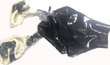 Латексна маска з мереживом для BDSM/Fetish/Bondage - Косплей маска на Хелловін (M)