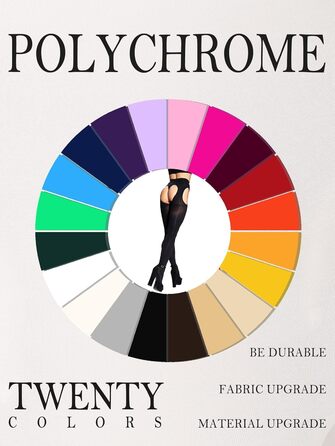 СUREPOCH Штрих-панчіх для жінок великих розмірів, відкритий крок (3XL-4XL, Равенчорний)