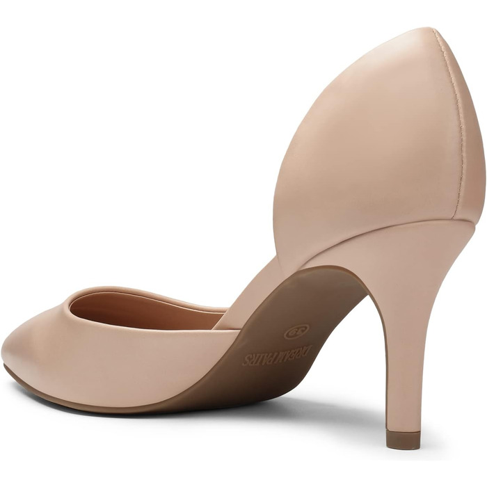 Жіночі туфлі-човники DREAM PAIRS з закритим носком, бежеві (Nude), розмір 40 EU