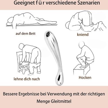 Анальний плагін з подвійними кінцями, металевий, для масажу, стимуляції G-точки, анальний гачок, з нержавіючої сталі, секс-іграшка для жінок та чоловіків