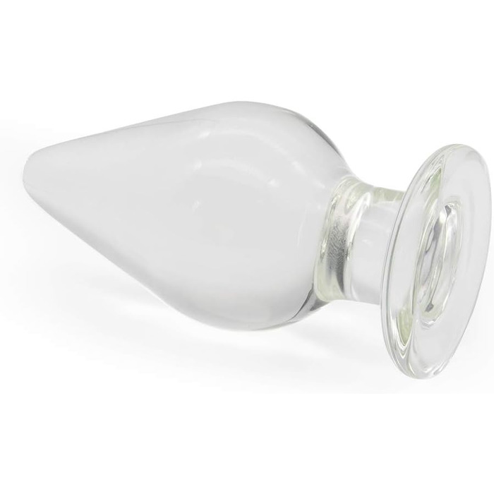 Анальний розширювач зі скляним конусом Kristall, 7.5 x 16 см для жінок та чоловіків