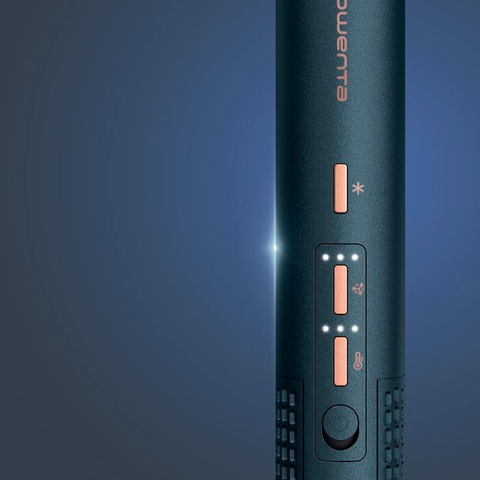Стайлер-фен 2в1 Rowenta Ultimate Experience CF9620F0 з іонізацією, набором з 3 насадок та Pro Keratin, Метал Блакитний