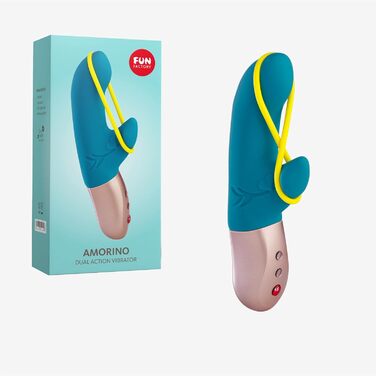 Вібратор для жінок AMORINO Petrol – міні вібратор для клітора та G-точки з 6 рівнями вібрації, Petrol, одиночний