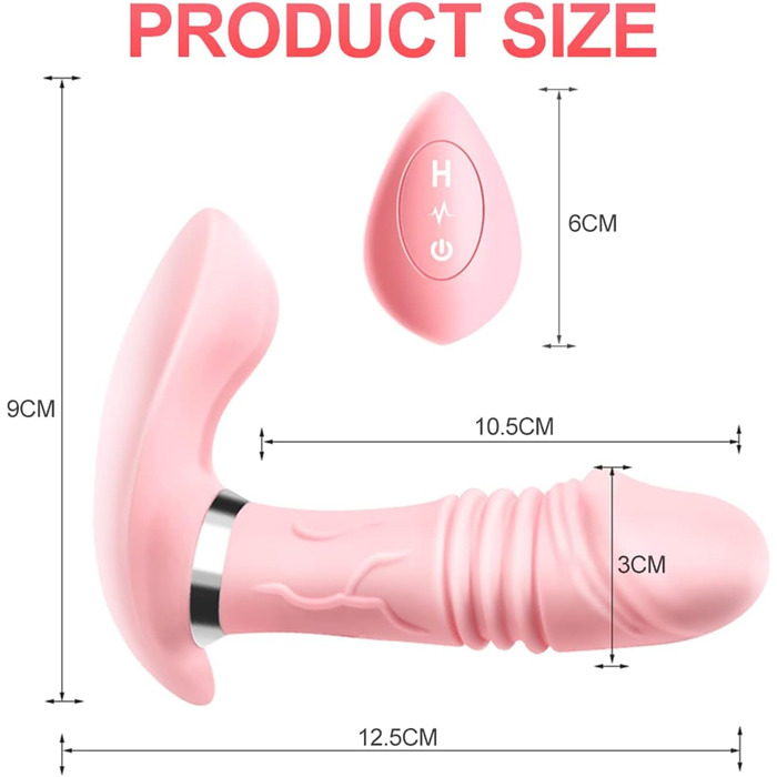 Вібратор-джі-поінт JFRong Butterfly з двома моторами, пультом ДУ та 3x7 режимами, для жінок та пар (фіолетовий)