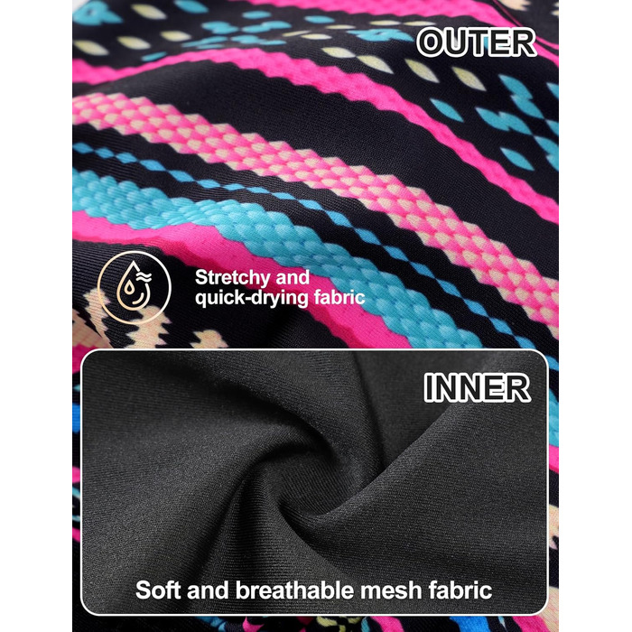 Світшот з відкритим животом та спиною, фігурна модель, купальник на зав'язках, сексуальний пуш-ап з чашками (XXL, богемний синьо-рожевий кольоровий)