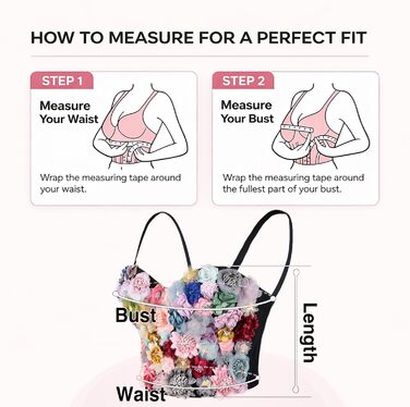 Чорний бюстгальтер-топ Ellacci з 3D-квітами для вечірки, весілля, клубу. Розмір XS