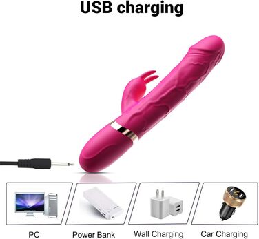 Вібратор G-Punkt Klassischer, 10 режимів вібрації, силіконовий дildo-вібратор, масажний стрижень для жінок та пар (зелений)