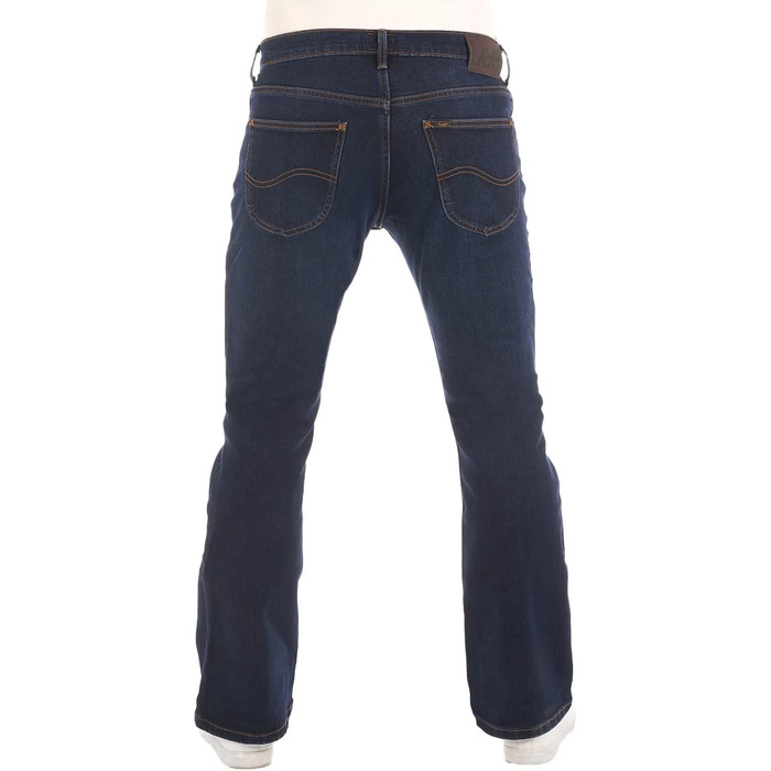 Чоловічі джинси Lee Denver Stretch Bootcut темно-синього кольору Elko, розмір 33W/32L