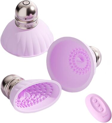 Вібратор для сосків PQKuss з силікону, масажер для клітора, 9 режимів вібрації, електричний, для жінок