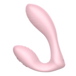 Вібратор для жінок SELOVE з пультом дистанційного керування: стимулятор клітора та G-точки, гнучкий, м'який рожевий