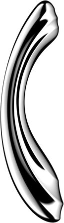 Satisfyer Pure Gravity 2: сталевий вібратор для жінок | Інтимна іграшка з хвилястою структурою | Ергономічний дизайн | Зміна температури (теплий/холодний) | Інструменти для жіночого здоров'я