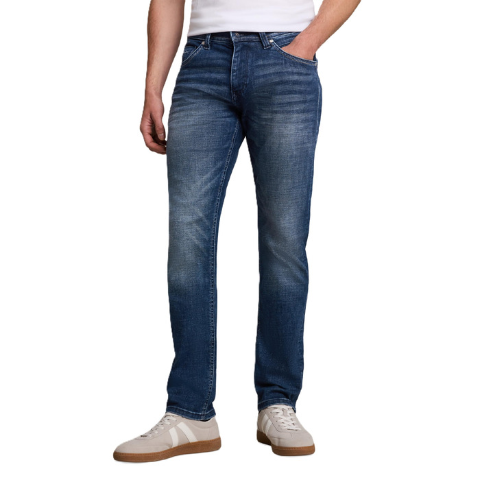 Чоловічі джинси Tom Tailor TTJOSH Regular Slim, темно-блакитні (Dark Stone Blue), розмір 34W/30L, вживані