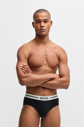 Слідки чоловічі BOSS HipBr 3P Bold Design з логотипом, бавовна, розмір L (980)