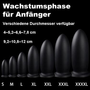 Анальний дildo з силікону NAIXBTY, XXXL, з присоскою для масажу G-точки та простати, для жінок та чоловіків. Іграшки для дорослих.