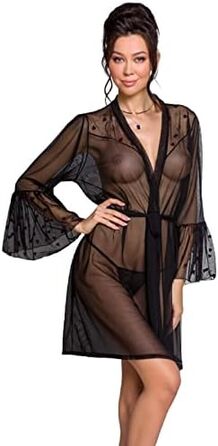 Жіночий печіньор Passion Woman з латексу та шкіри, чорний, L/XL