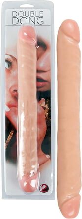 Двосторонній дildo You2Toys з двома кінцями, Double Dong для жінок, чоловіків та пар (колір шкіри світлий)