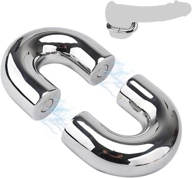 Чоловічий магнітний вага для яєчок, кільце для яєчок, кільце для стимуляції, для чоловіків, срібло, L