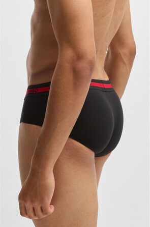 Чоловічі труси Hugo (XL, чорний) з логотипом Triple Planet, 3 шт. з бавовни