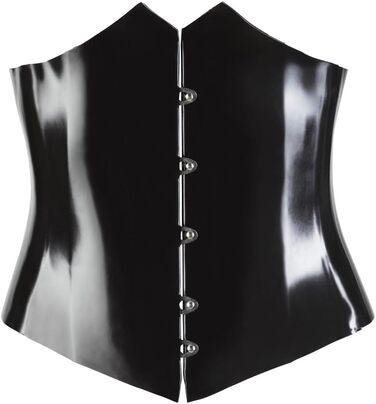 Корсет для схуднення Late X Latex Taillentrainer, чорний, XXL. Сексуальний корсет-боді для жінок