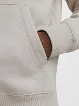 Чоловічий худі Jack & Jones JJESTAR з капюшоном, Relaxed Fit, колір Moonbeam, розмір XL