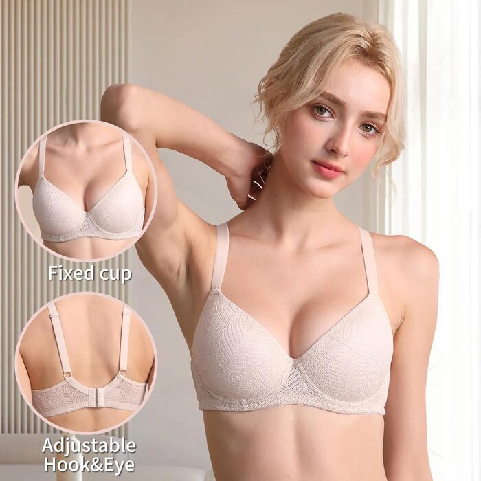 6 бюстгальтерів BH для жінок з кісточками BHS Класичний бюстгальтер Soft Push Up Comfy T-Shirt, 85C, 6 шт.