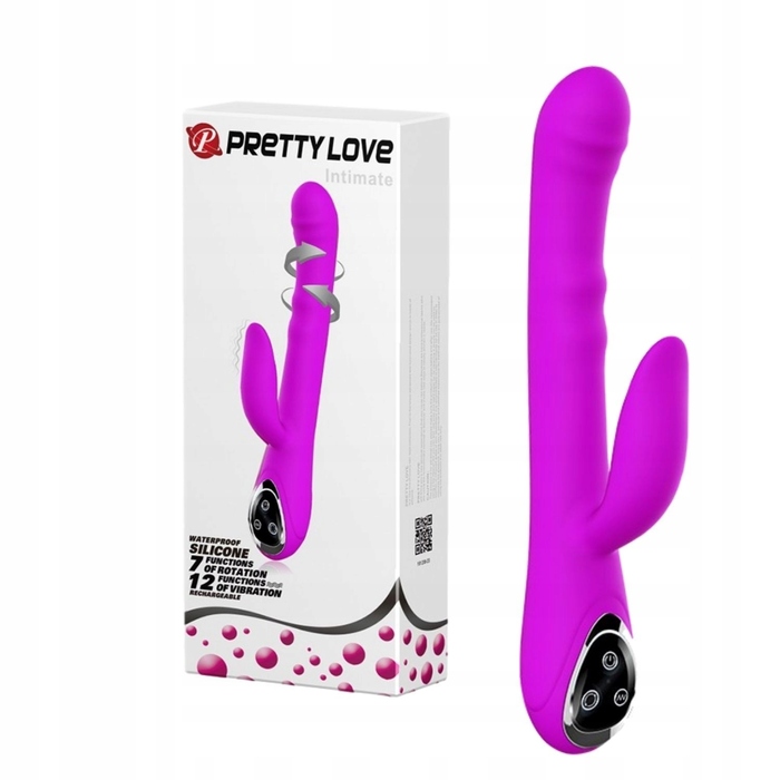 Стимулятор точки G Pretty Love, фіолетовий, 25 см, силікон