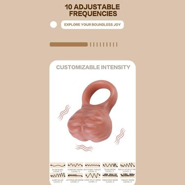 Вібраційний кільце для статевого члена з регулюванням, для пар, чоловічий аксесуар для сексуальних задоволень