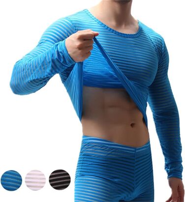 Чоловічі майки-сітки Bollrllr з смужками, прозорі, сексуальні, для фітнесу, майки-топи